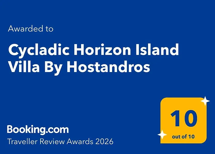 別荘 Cycladic Horizon Island By Hostandros バトシ